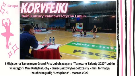 Koryfejki Dom Kultury Kalinowszczyzna Lublin Konkurs Taneczne Talenty