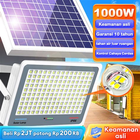 Jual Garansi Tahun Lampu Solar Cell Lampu Sorot Tenaga Surya Ready