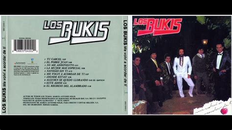 Los Bukis Me volvi acordar de ti Álbum completo 1987 YouTube