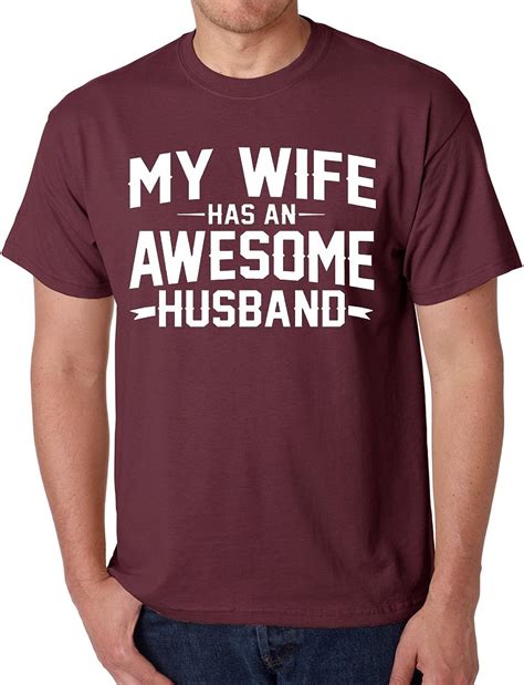 Signaturetshirts Mens My Wife Has An Awesome Husband T Shirt Xxx