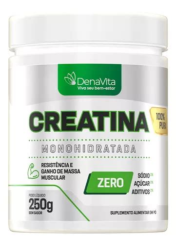 Creatina Monohidratada Pura Micronizada G Denavita