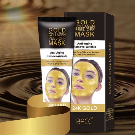 24k Gold Collagen Peel Off Mask 120g Rejuvenates And Etsy