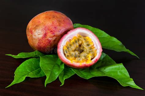 Passion Fruit Fresh Stock Photo Image Of Nutrition Tropical