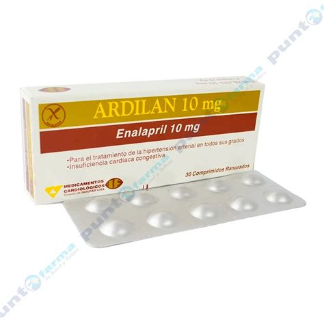 Ardilan Mg Enalapril Mg Caja De Comprimidos Ranurados