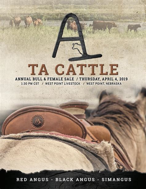 TA Cattle - 2019 Sale Catalog by LivestockDirect - Issuu