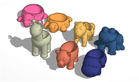 3d In Tinkercad Animals — The Giant Room