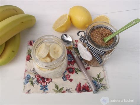 Izabela w kuchni Jogurt z otrębami pszennymi i bananem