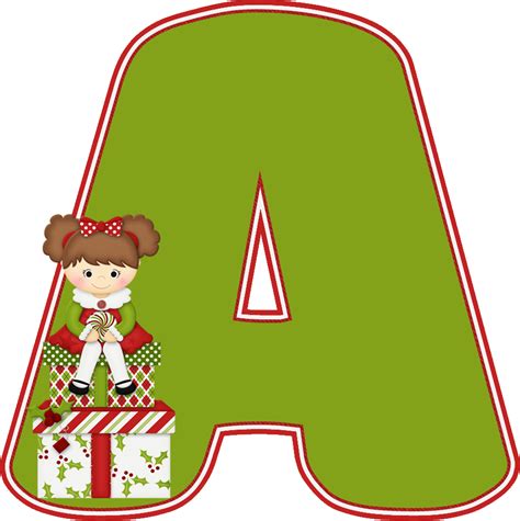 Alfabeto Decorativo Alfabeto Natalino Png Letras Mai Sculas