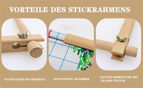 Stickrahmen Eckig Stickcliprahmen Quadratische Stickrahmen Aus Holz