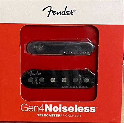 Fender GEN 4 NOISELESS TELECASTER PICKUPS 2021 Chrome Reverb