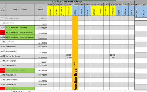 Time Slot Schedule Template For Your Needs