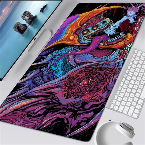 Large Gaming Mouse Pad Computer Gamer Keyboard Mouse Mat Hyper Beast