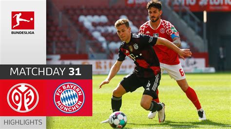 1 Fsv Mainz 05 Fc Bayern München 2 1 Highlights Matchday 31