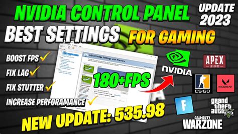 Best Nvidia Control Panel Setting Optimizations For Gaming Nvidia