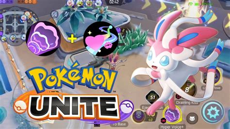 Pokemon Unite Mobile Sylveon Hyper Voice Draining Kiss Gameplay