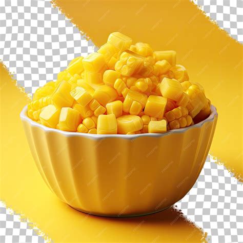 Premium PSD | Corn a menu rich in sugar and carbohydrates fulfills