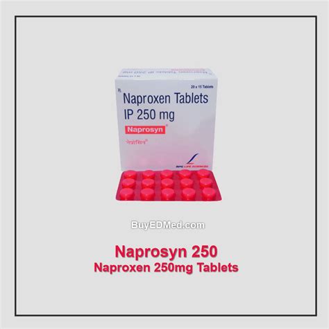 Naproxen 250mg Naprosyn Tablets Buyedmed Online Pharmacy Save Time