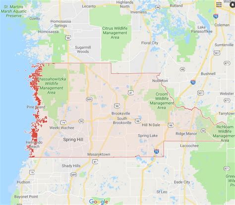 All Florida County Interactive Boundary And Road Maps