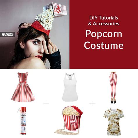 Diy Popcorn Halloween Costume Popcorn Halloween