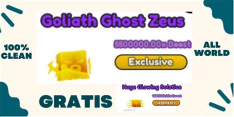 Beli Item Goliath Void Ghost Zeus 5 5m Boost Arm Wrestle Simulator