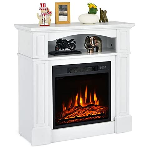 Goflame Electric Fireplace With Mantel And Remote Control