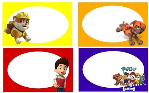 Etiquetas Patrulla Canina Stickers Patrulla Canina Paw Patrol Stickers