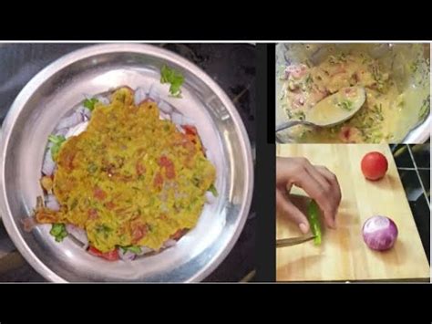 Easy And Simple Omlette Without Egg Veg Omlette Youtube