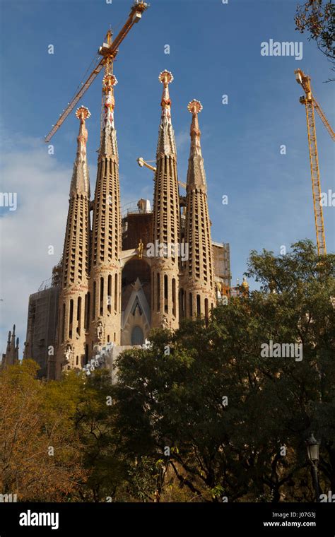 The Sagrada Fam Lia Temple Designed By Catalan Architect Antoni Gaud