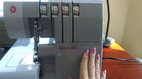 C Mo Enebrar Correctamente La Overlock Singer Hd Youtube