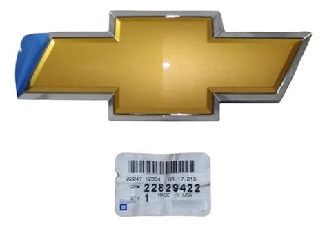 Emblema Compuerta Trasera Chevrolet Silverado Tahoe 22829422 MercadoLibre