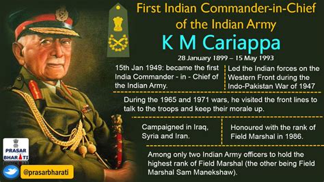 Field Marshal Cariappa Favored Military Rule And Abolition Of