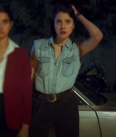 Drive Away Dolls Margaret Qualley Jamie Denim Vest