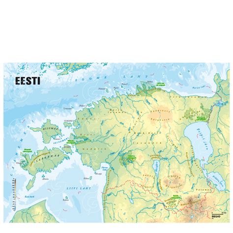 Estonia General Map Regio