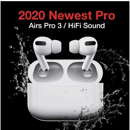 Fone De Ouvido Air Pro 3 Airpods Pro Tws Est Reo Sem Fio Esportivo