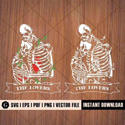 Skull Lovers Svg Skeleton Couple Skeletons Kissing Sku Inspire