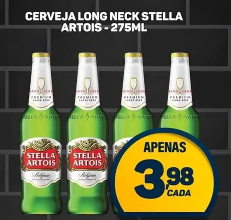 Cerveja Long Neck Stella Artois 275ml Oferta Na Dom Atacadista