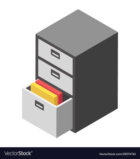 Drawers Royalty Free Vector Image VectorStock