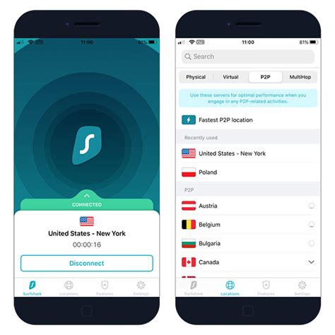 Surfshark VPN for iPhone