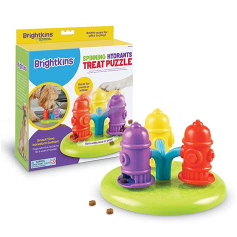 Clearance Brightkins Spinning Hydrant Treat Puzzle Bevys Fur Babies