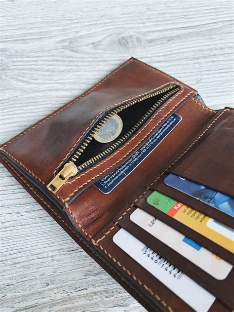 Personalized Trifold Wallet Mens Trifold Wallet Mens T Wallet