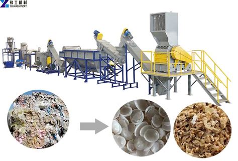 Pp Pe Film Washing Line Plastic Film Bag Recycling Machine Plant