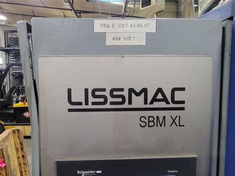 Lissmac SBM XL 1500 G2S2 Edge Rounding And Deburring Machine MFG 2014