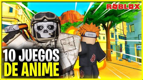 ESTOS SON LOS 10 MEJORES JUEGOS DE ANIME EN ROBLOX QUE TE RECOMIENDO