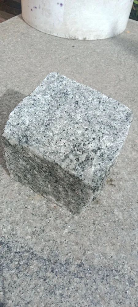 Machine Cut Grey Cobblestone Granite Diameter 4 Inch At Rs 7 5 Piece