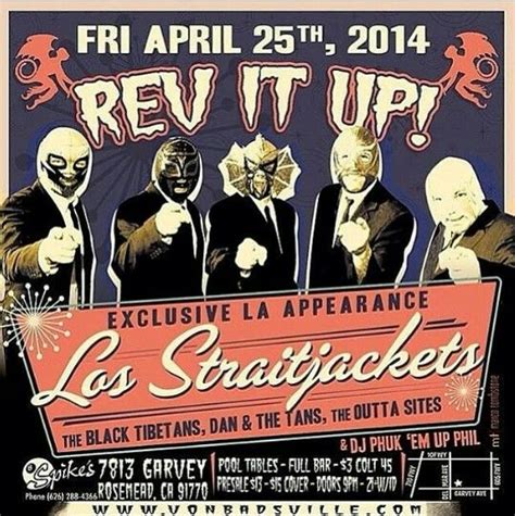 Los Straitjackets Concert Posters Poster Art Rock Concert