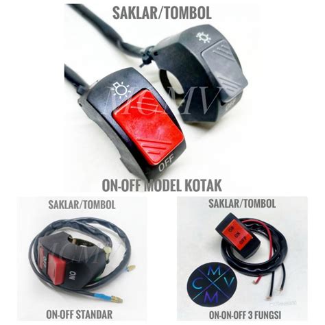 Jual Saklar Tombol On Off Engine Stop On Off On Fungsi On Off