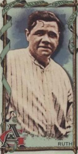 Topps Allen Ginter Exclusives EXT Babe Ruth Mini For Sale