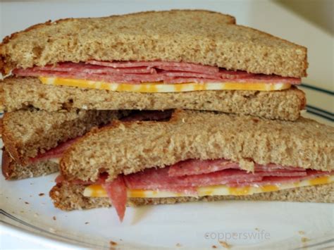 salami & colby jack cheese sandwich | Food, Salami sandwich, Colby jack ...