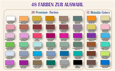 Cozii Aquarellfarben Set Lebendige Farben Inklusive Metallic Und