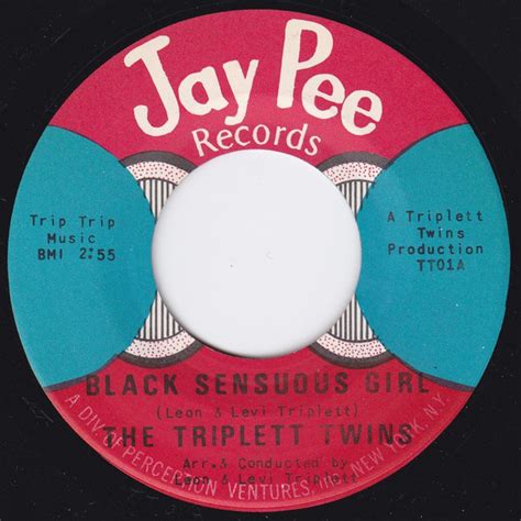 The Triplett Twins – Black Sensuous Girl (1972, Vinyl) - Discogs